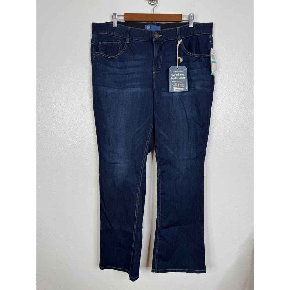 Democracy‎ Kathryn Absolution Bootcut Jeans Indigo Blue 20W WF91221EA NWT